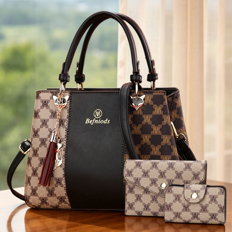 Luxury Tote Bags With Zipper - Torebki damskie, torebki do ręki, torebki