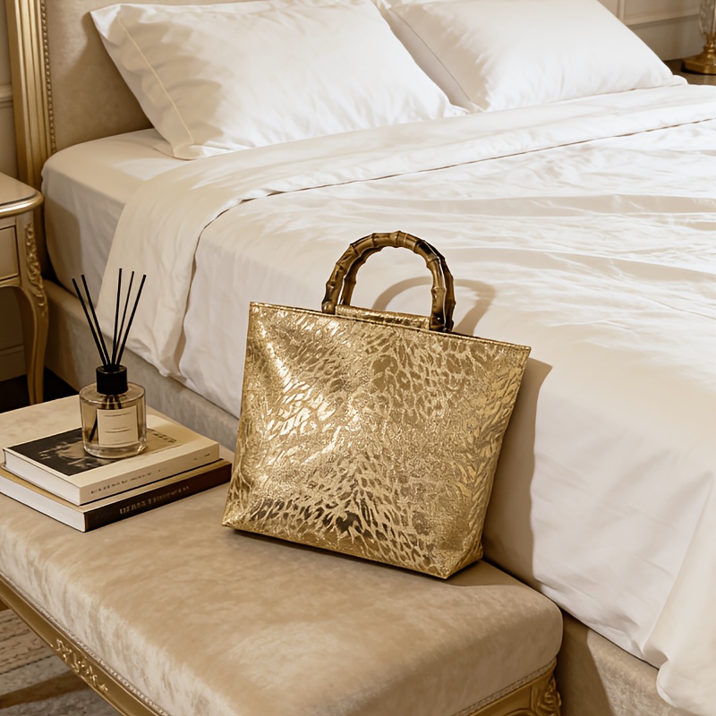 Luxury Bags Collection - Lekka, luksusowa torebka damska z żakardową