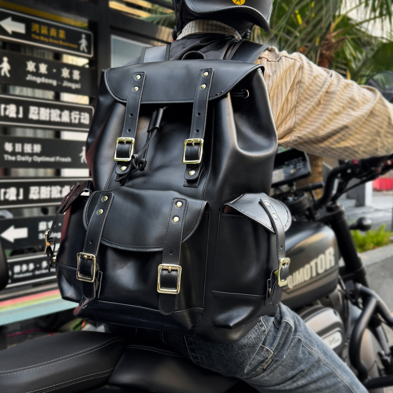 Nowości Skórzany Plecak Luksus – Genuine Leather Backpack recenzja i cena