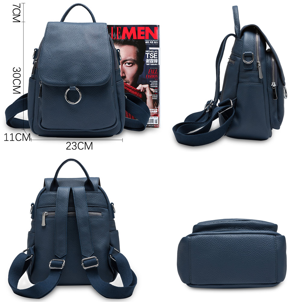 Zency Nowy Modny Damski Plecak – Genuine Leather Backpack recenzja i cena
