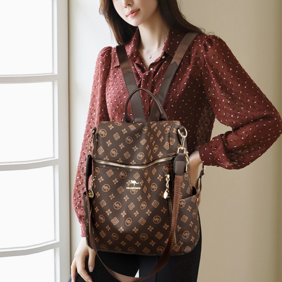 Oryginalny markowy plecak dams – Genuine Leather Backpack recenzja i cena