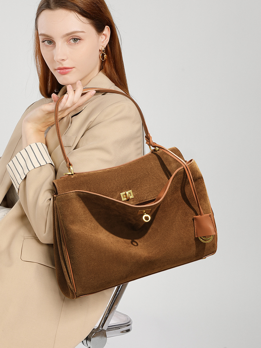 Jesienno-zimowa damska zamszow – Luxury Tote Bags With Zipper recenzja i cena