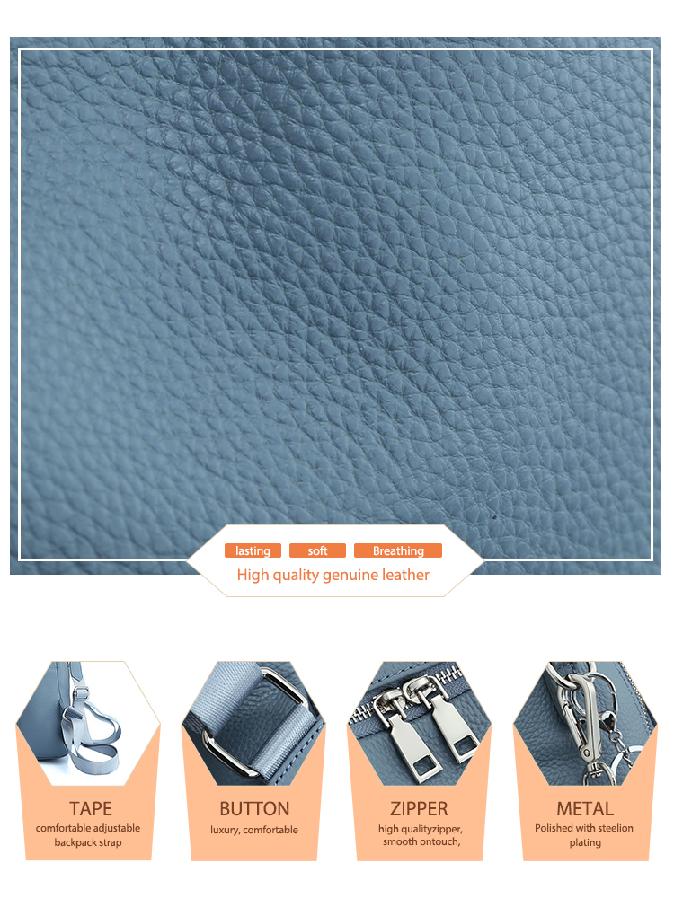 Plecak damski Zency z prawdziw – Genuine Leather Backpack recenzja i cena