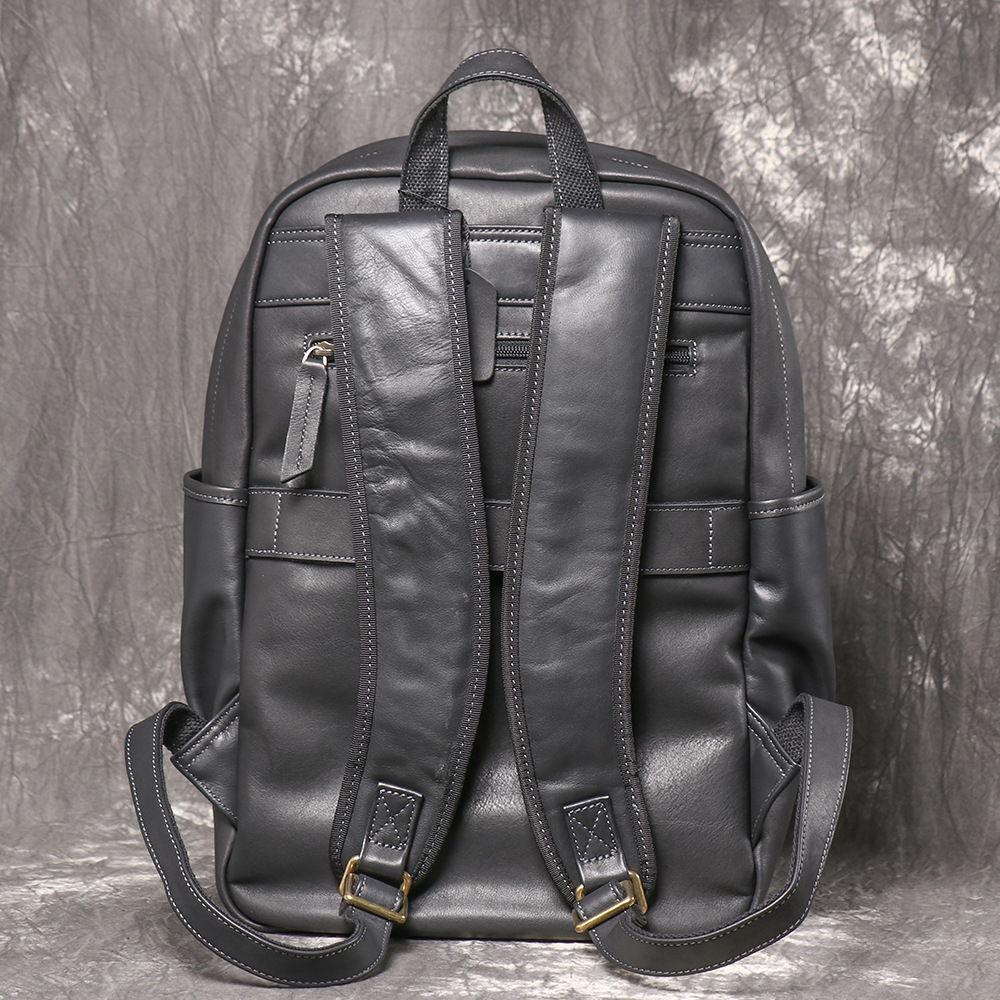 Plecak męski biznesowy z prawd – Genuine Leather Backpack recenzja i cena
