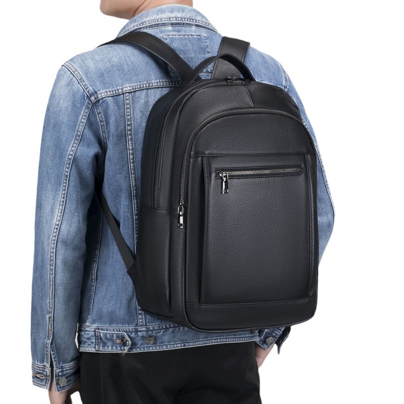 Skórzana męska torba na ramię, – Genuine Leather Backpack recenzja i cena