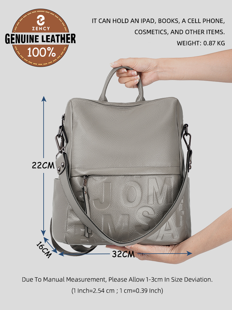 Plecak Zency Premium z prawdzi – Genuine Leather Backpack recenzja i cena