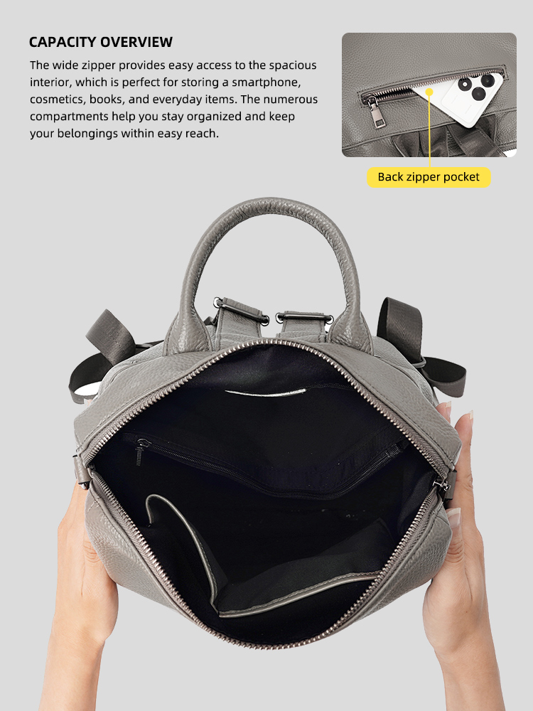 Plecak Zency Premium z prawdzi – Genuine Leather Backpack recenzja i cena