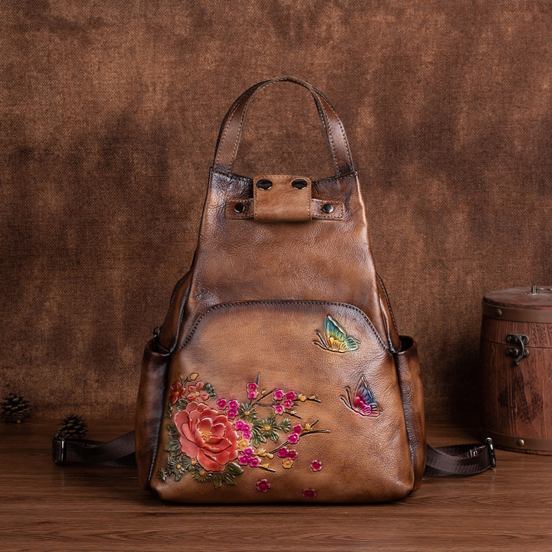 Johnature Torba na ramię z pra – Genuine Leather Backpack recenzja i cena