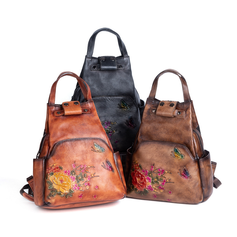 Johnature Torba na ramię z pra – Genuine Leather Backpack recenzja i cena
