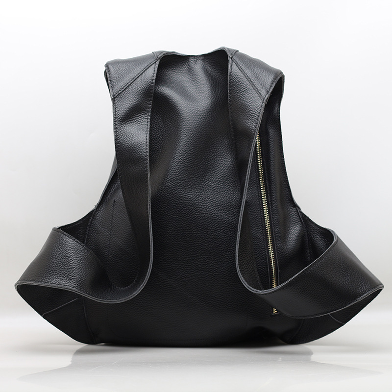 Klasyczny męski plecak antykra – Genuine Leather Backpack recenzja i cena