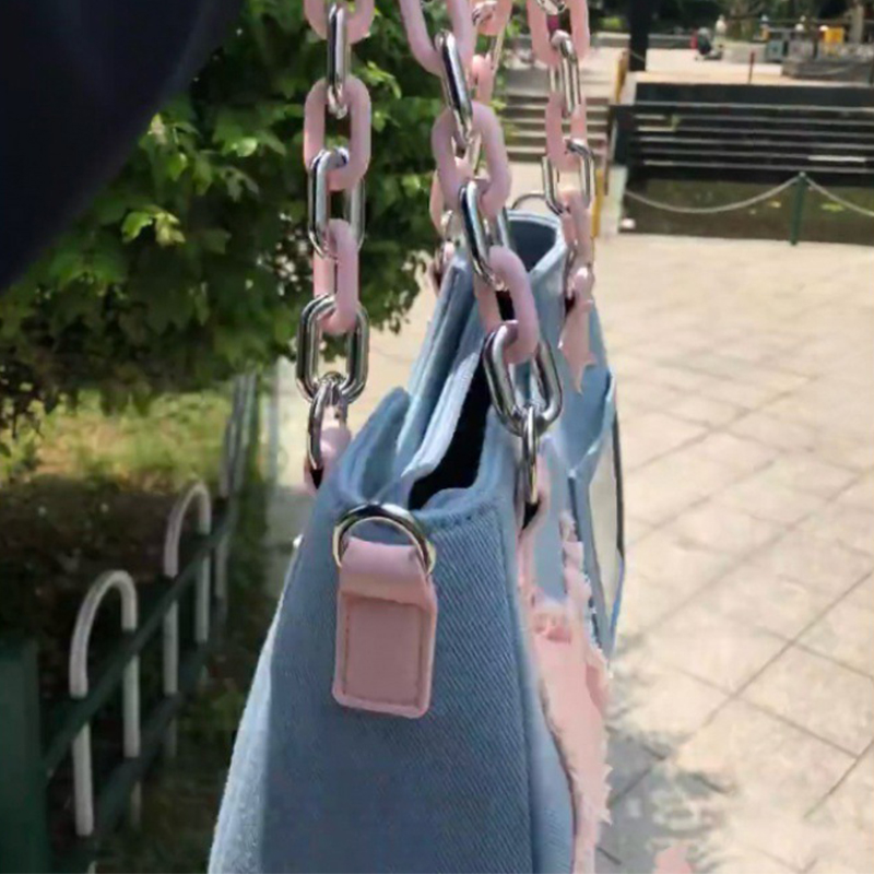 Dżinsowe damskie torby shopper – Luxury Tote Bags With Zipper recenzja i cena