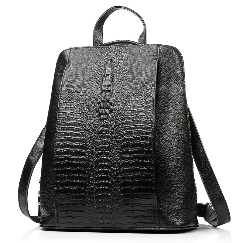 Plecak damski Zency ze skóry k – Genuine Leather Backpack recenzja i cena